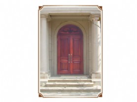 实木别墅入户门