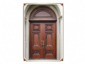 实木别墅入户门